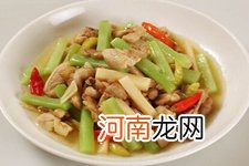 莴笋炒肉的做法介绍