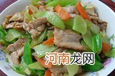 莴笋炒肉的做法介绍