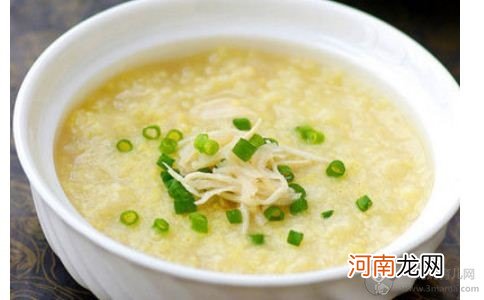 剖腹产坐月子食谱 鸡丝小米粥