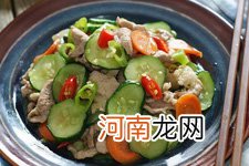 青瓜炒肉的做法