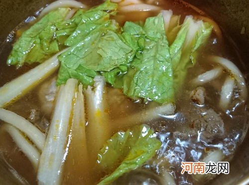 简易版牛肉乌龙面