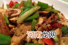 豆腐干炒肉的做法