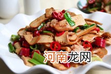 豆腐干炒肉的做法