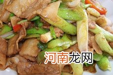 青蒜炒肉的做法