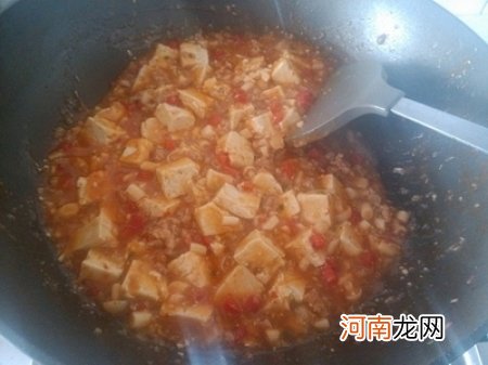 海鲜菇肉末豆腐的做法