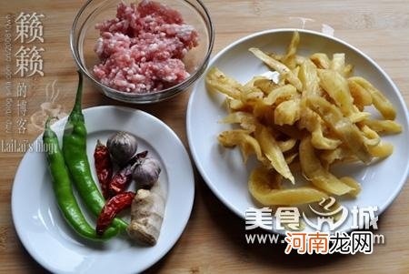 萝卜干炒肉末的做法