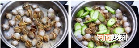 丝瓜炒蛤蜊的做法