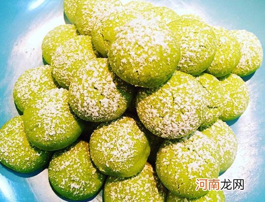 抹茶雪球饼干