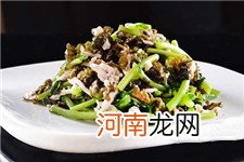 茼蒿炒肉