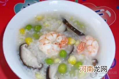 孕期食谱 田园鲜虾粥