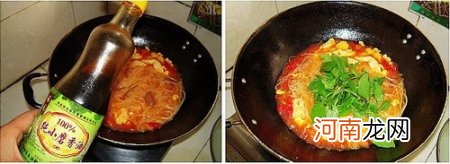 番茄鸡蛋荆芥汤面的做法
