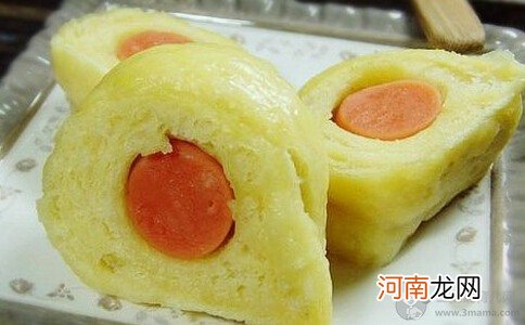 孕期食谱 南瓜香肠卷