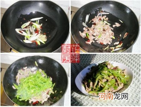 扁豆肉丝的做法