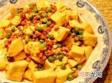 豆腐烧扁豆的做法