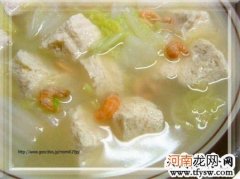 白菜炖冻豆腐的做法