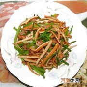 豆腐干炒韭菜的做法