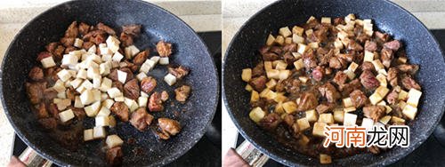 黑椒杏鲍菇牛肉粒