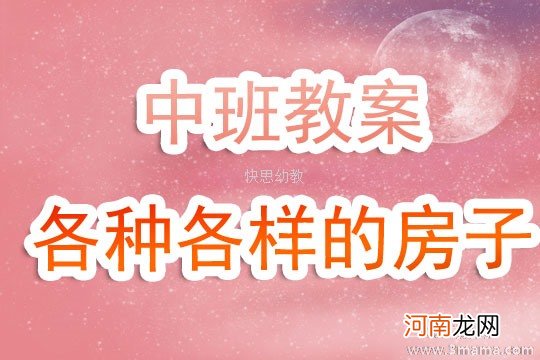 大班主题活动教案：房子教案