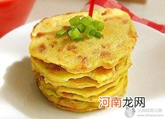 儿童食谱饼类：翡翠蛋饼