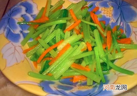 芹菜胡萝卜怎么做凉菜