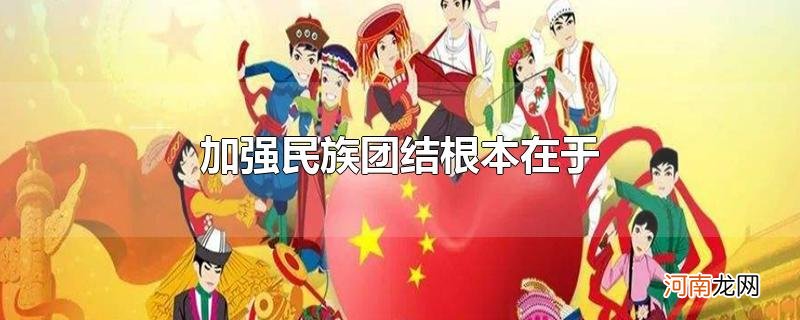 加强民族团结根本在于