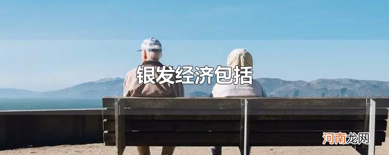 银发经济包括