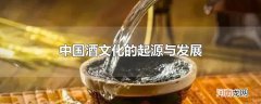 中国酒文化的起源与发展
