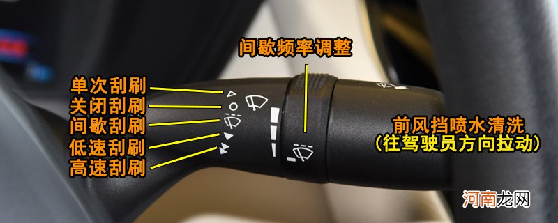 丰田卡罗拉感应雨刷怎么用，卡罗拉后雨刮怎么开启