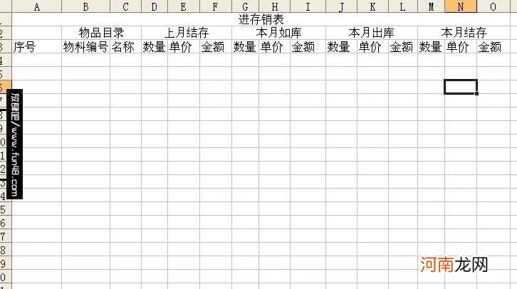 excel进销存表怎么做