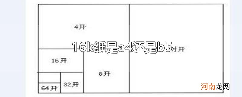 16k纸是a4还是b5