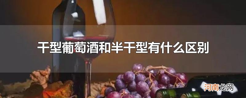 干型葡萄酒和半干型有什么区别