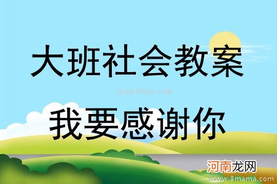 大班社会说声谢谢教案反思