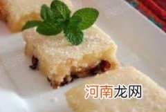 儿童食谱西式糕点：脆皮椰香红豆年糕