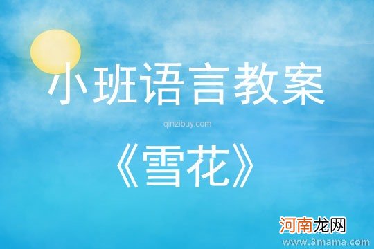 中班语言活动小雪花教案反思