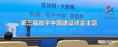 第三届数字中国建设峰会主题