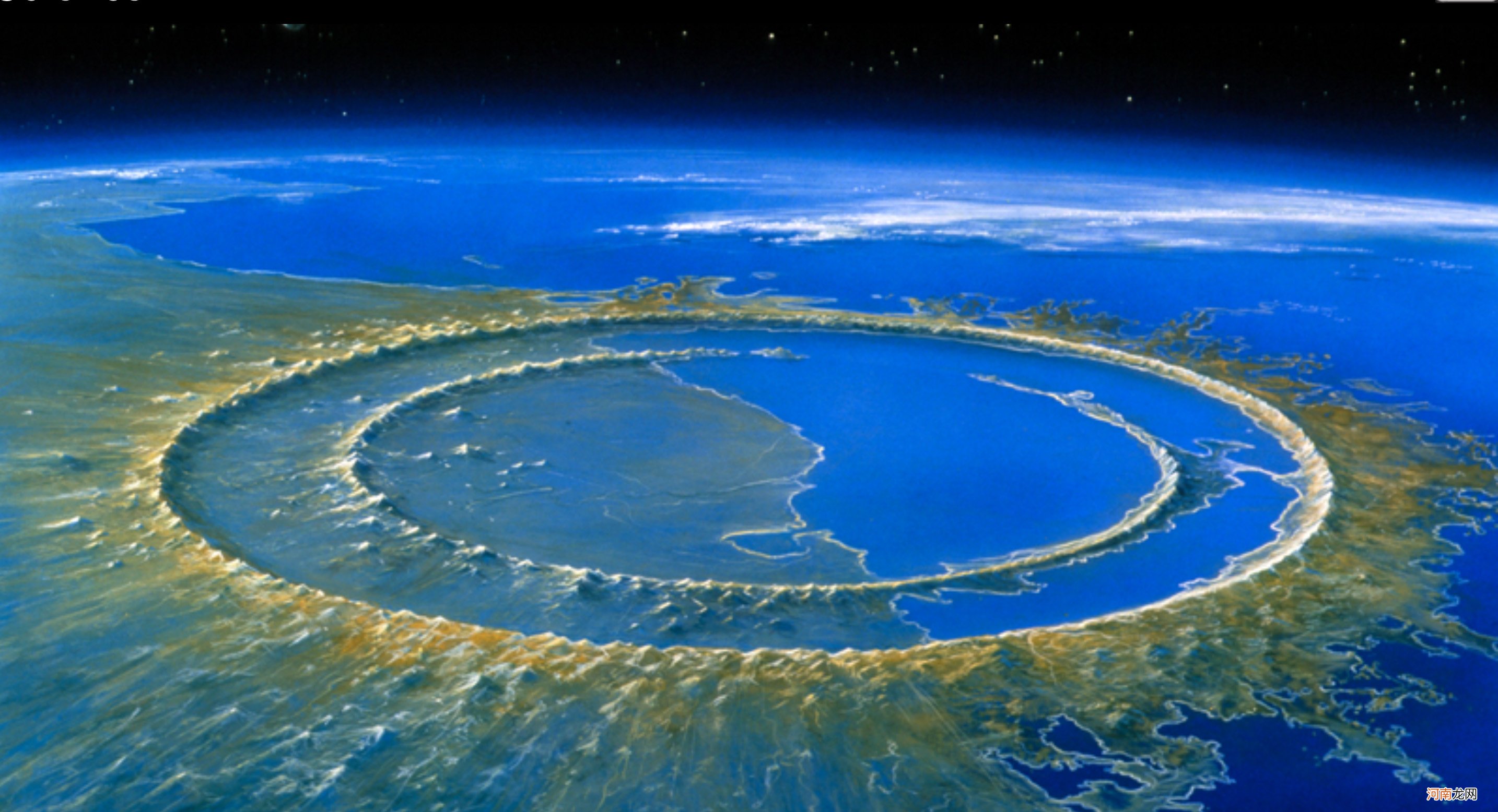 拥有让恐龙直接灭绝的威力 希克苏鲁伯陨石坑是世界十大陨石坑