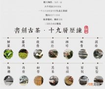 “十大品牌”之“书剑古茶” 书剑古茶珍藏版介绍