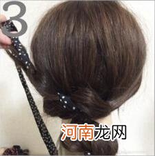 用发带怎么扎马尾 发带怎么用带图解步骤