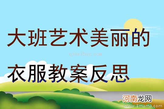 大班社会活动服装的由来教案反思