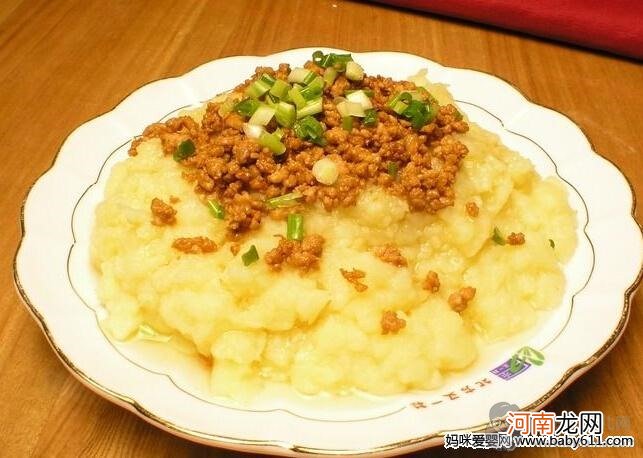 儿童营养食谱：肉沫土豆泥