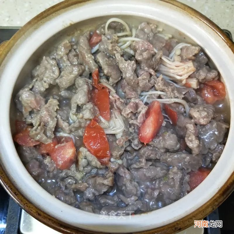 金针菇牛肉煲绝对米饭杀手 金针菇的家常吃法