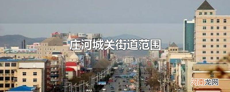 庄河城关街道范围