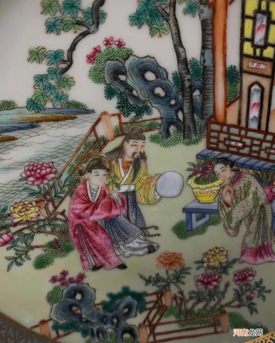 清代瓷画人物特点粗析 雍正瓷器人物绘画特点及图片