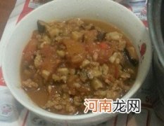 宝宝美食：肉末西红柿