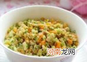 一岁半宝宝食谱：三色虾泥