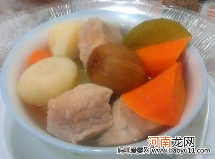 煲汤食谱：青红萝卜猪肉汤
