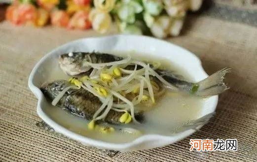 孕妇食谱：豆芽烧鲫鱼