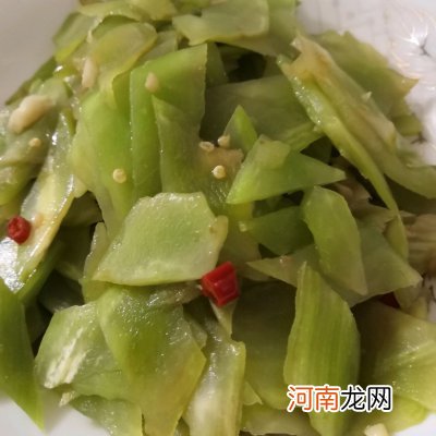 脆爽莴笋片 莴苣菜