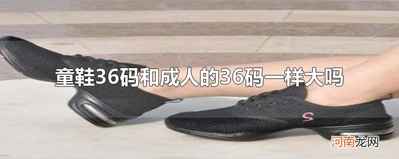 童鞋36码和成人的36码一样大吗