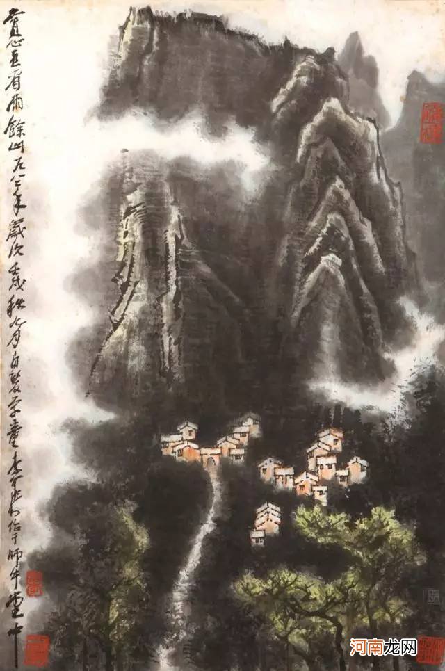 李可染的山水画技法